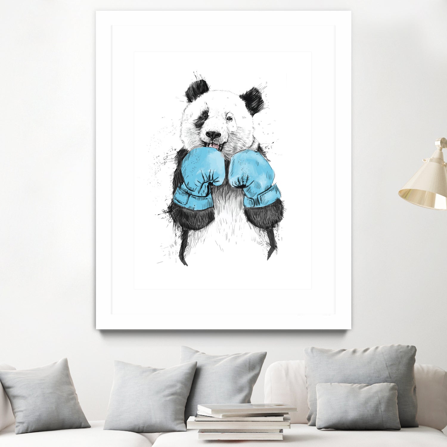 The Winner by Solti Balázs on GIANT ART - blue digital painting