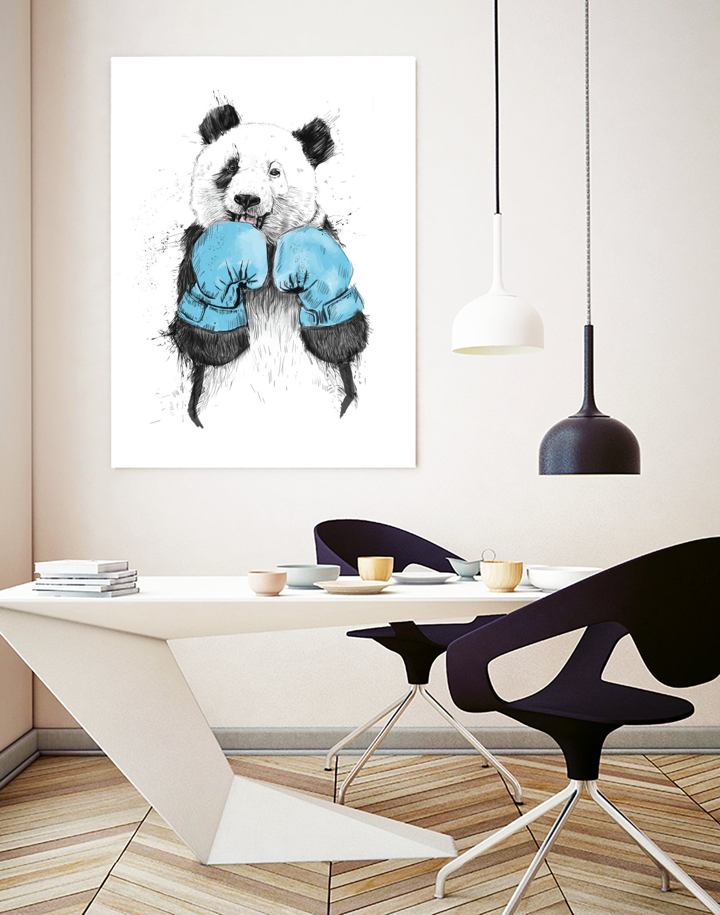 The Winner by Solti Balázs on GIANT ART - blue digital painting