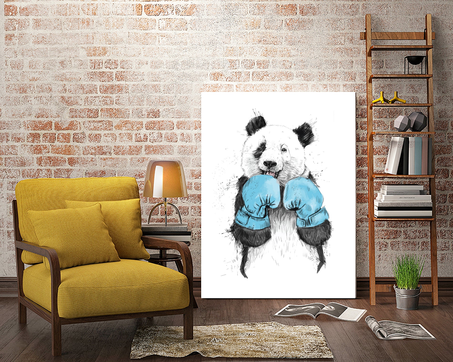 The Winner by Solti Balázs on GIANT ART - blue digital painting