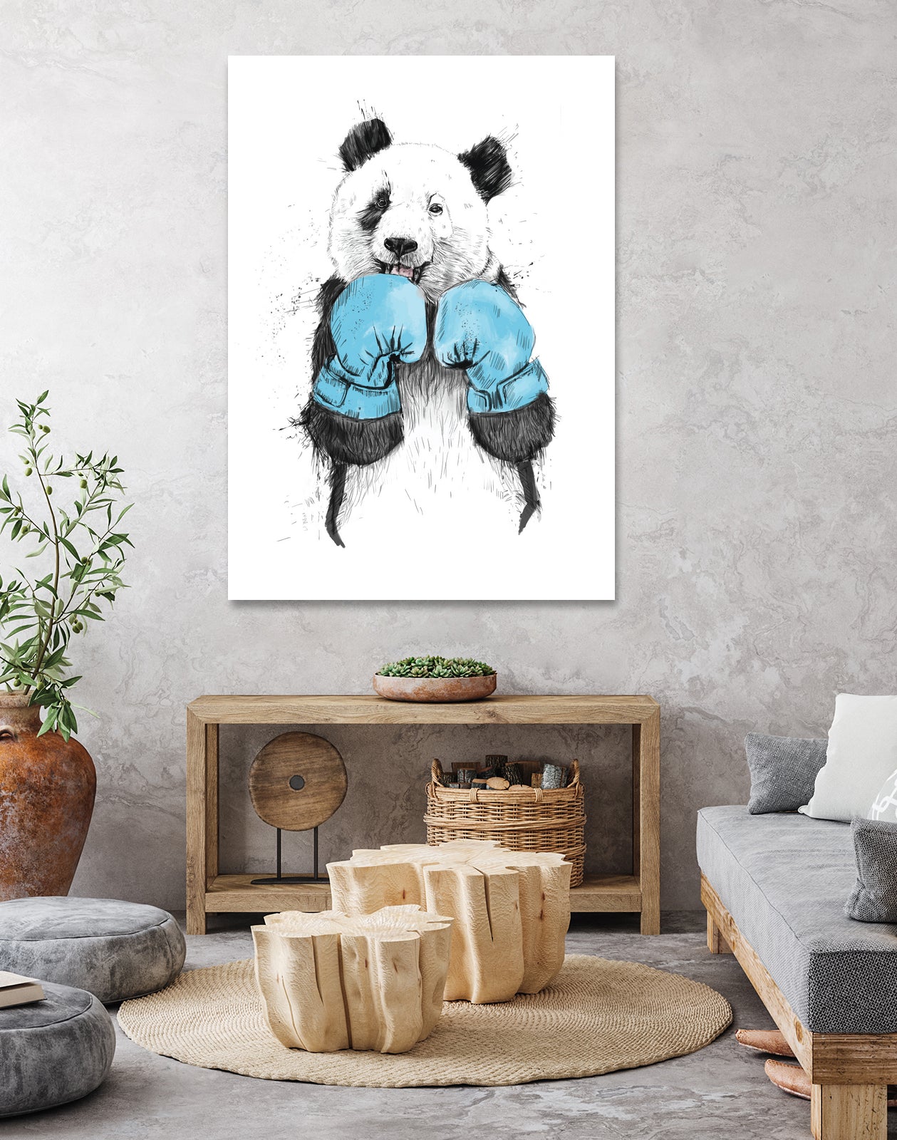 The Winner by Solti Balázs on GIANT ART - blue digital painting