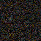 Ab Linear Rainbow B by Emeline Tate-Robertson on GIANT ART - black digital painting