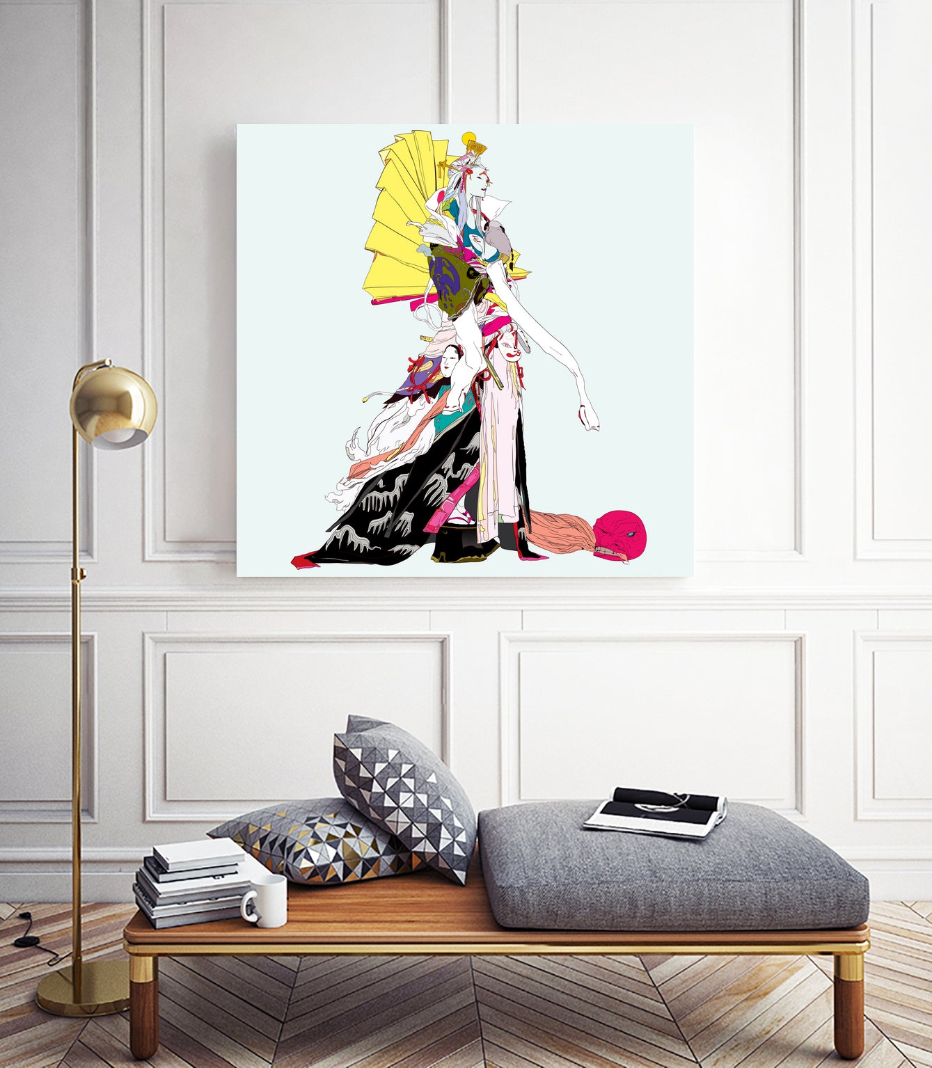 地獄大夫-極雅 - JIGOKUDAYU-GOKUMIYABI by MINAMI KASI on GIANT ART - white digital painting