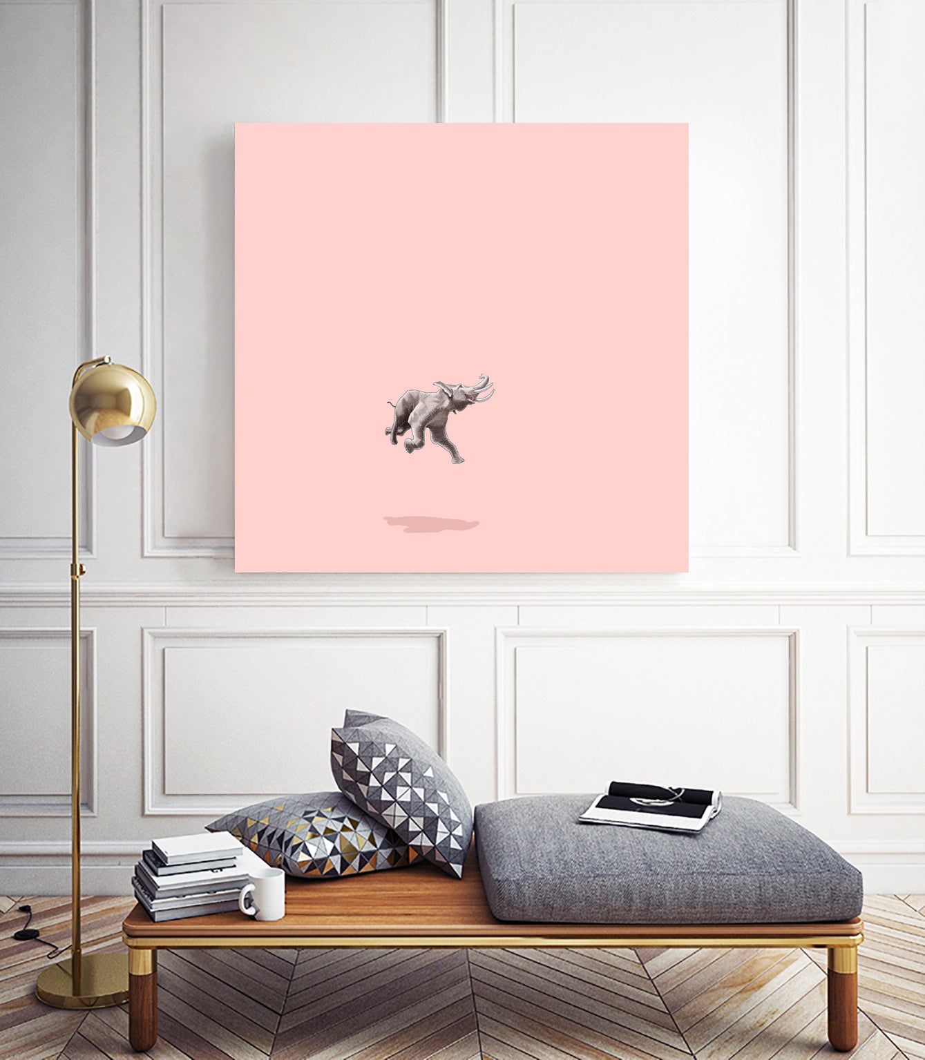 Float - Like a bird by Jason Ratliff on GIANT ART - pink digital painting