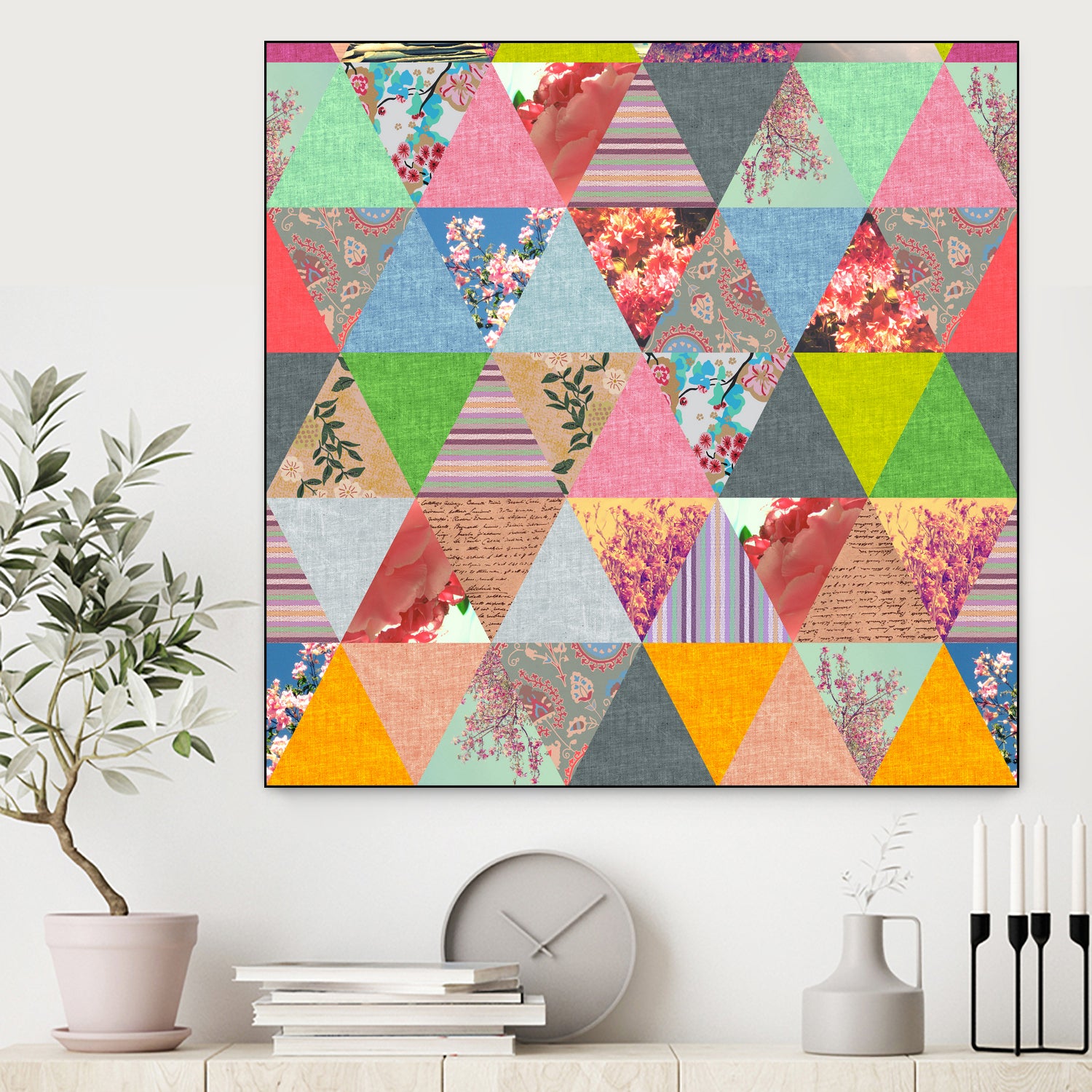 Lost in ? by Bianca Green on GIANT ART - pink mixed media