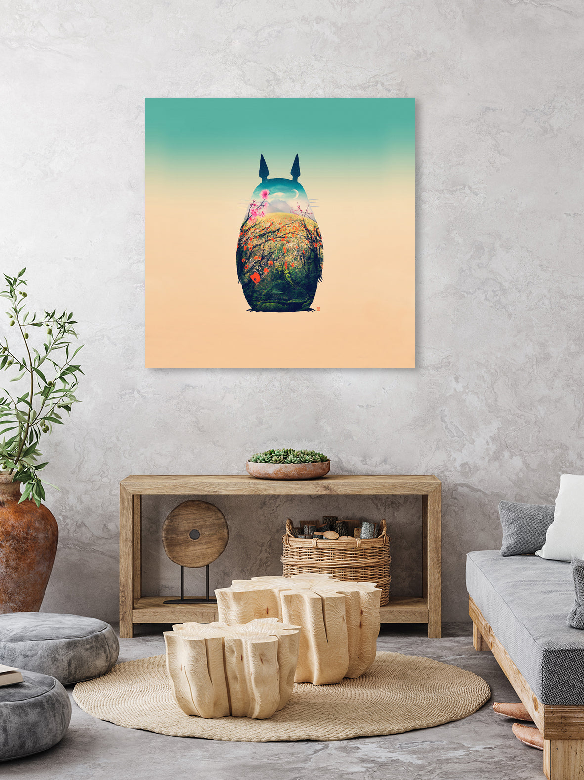 Tonari No Totoro, Special Edition by Victor Vercesi on GIANT ART - digital painting