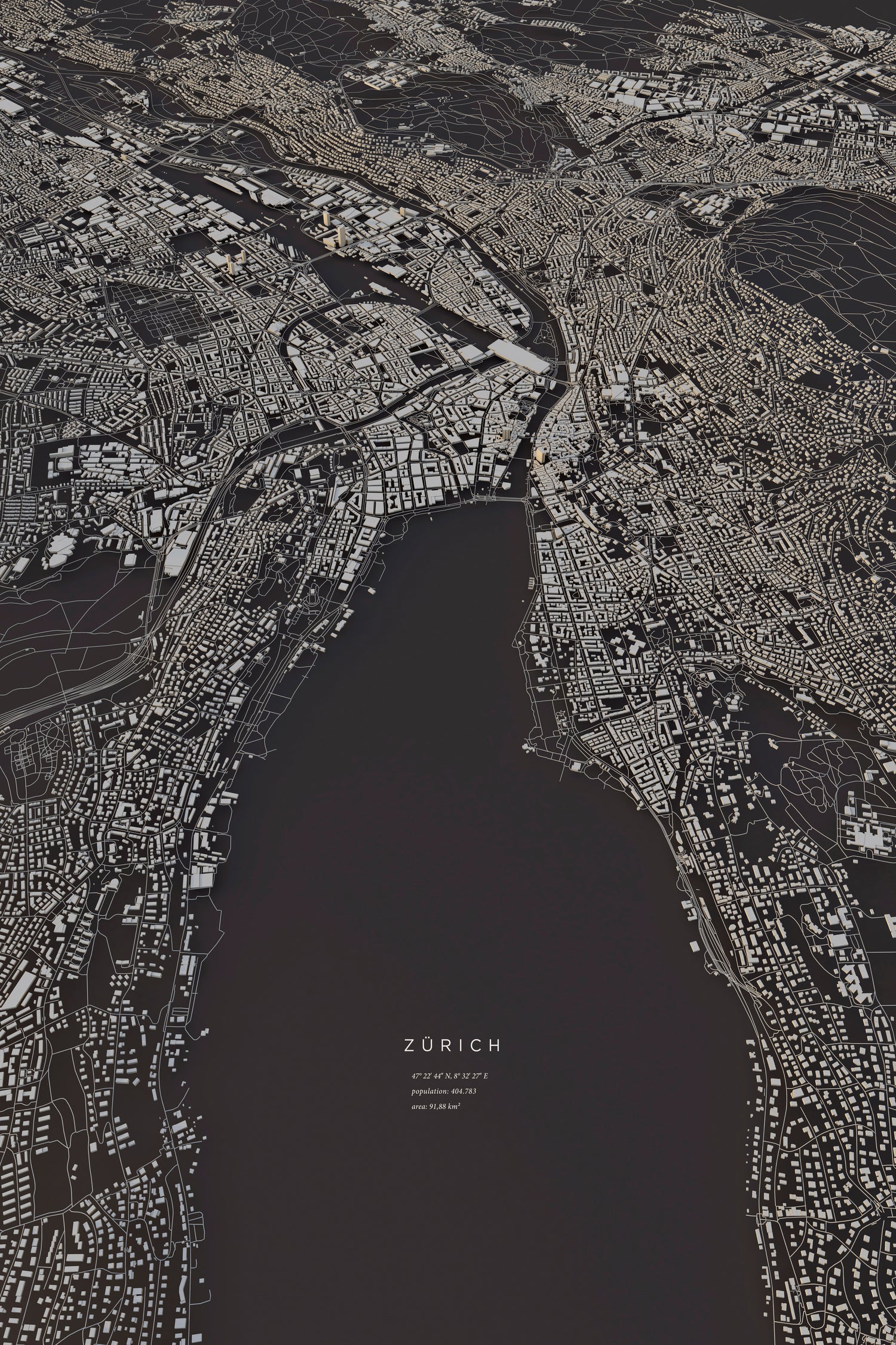 Zürich by Luis Dilger on GIANT ART - 3d art