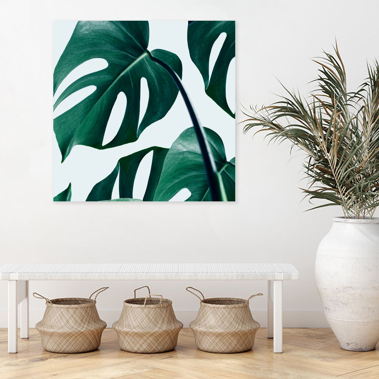 Monstera by Uma Gokhale on GIANT ART - green digital painting