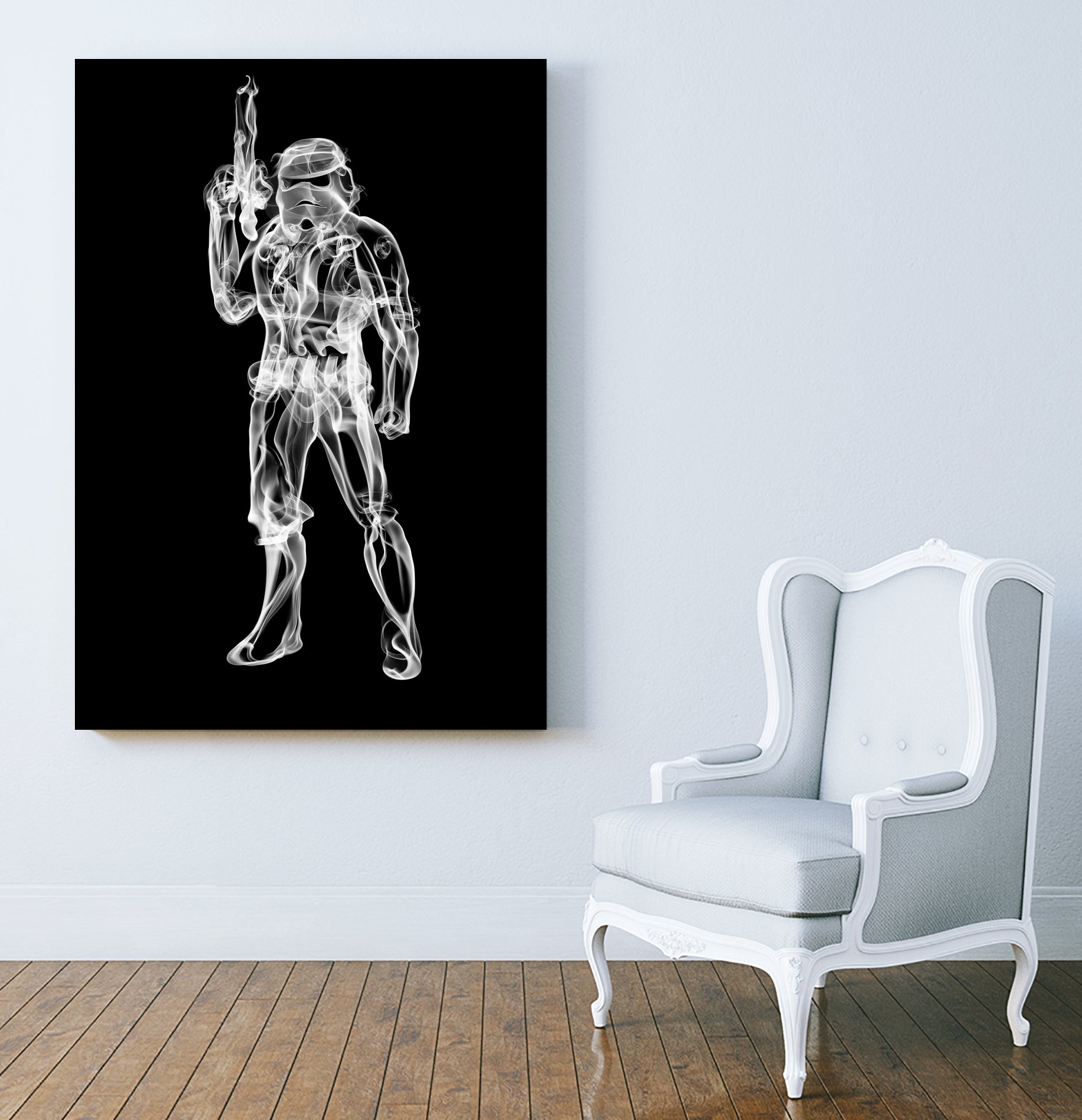 Storm Trooper by Octavian Mihai Mielu on GIANT ART - black digital painting