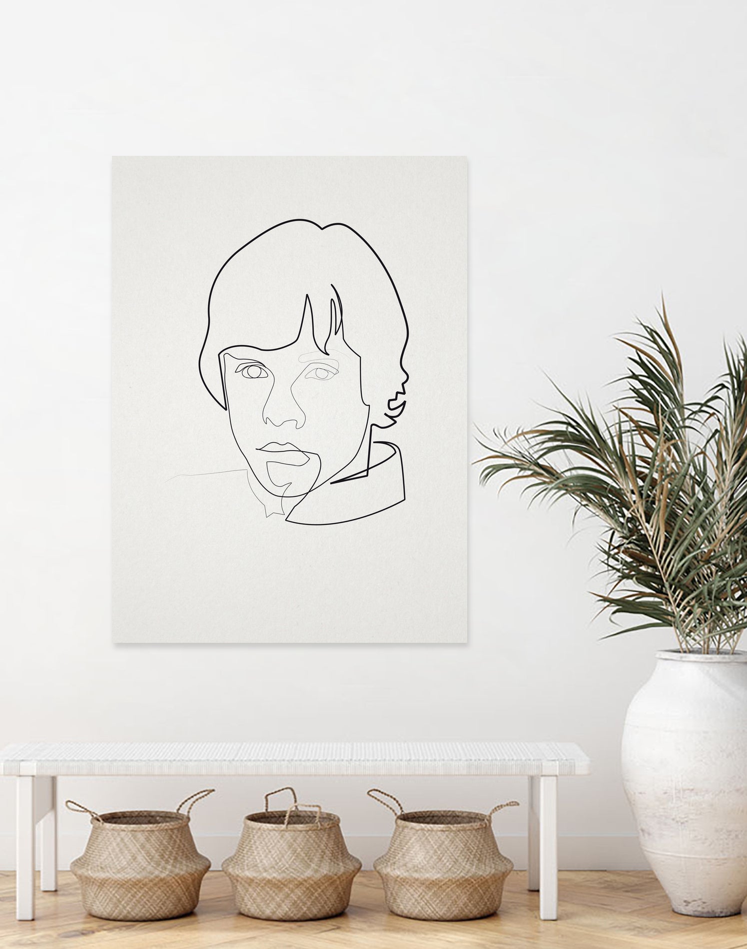 One Line Luke by Christophe Louis on GIANT ART - digital drawing