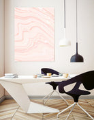 Blush Marble by Rebecca Allen on GIANT ART - pink mixed media