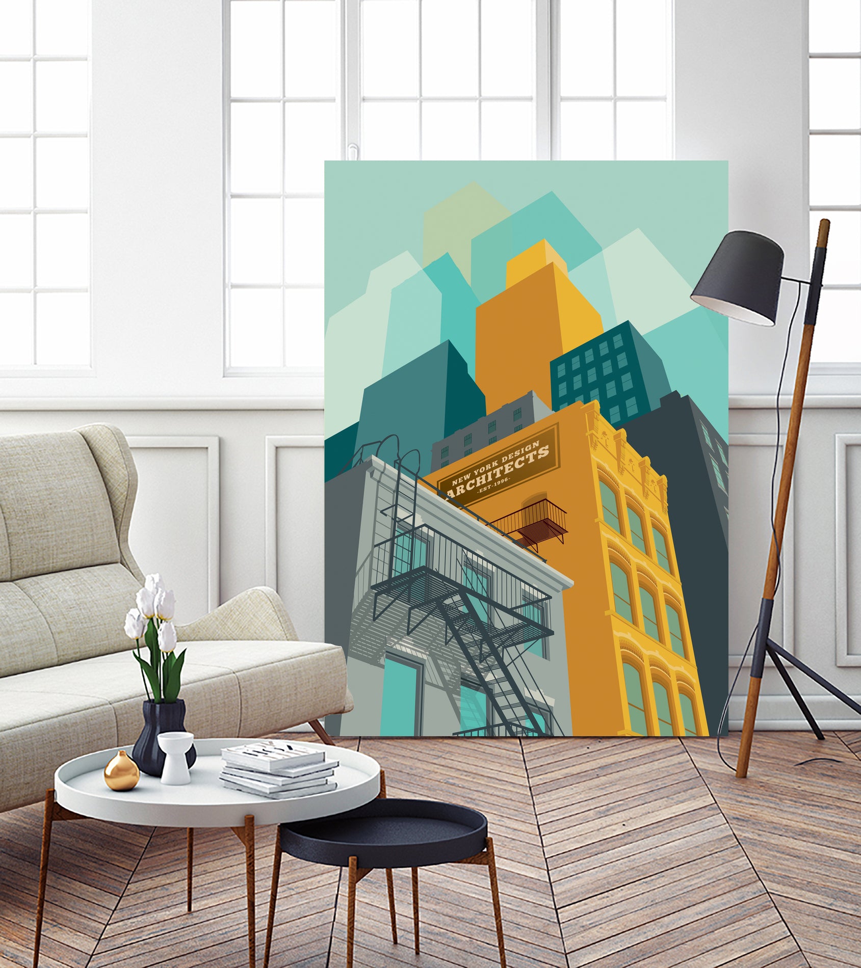 Tribeca by Remko Heemskerk on GIANT ART - vector illustration