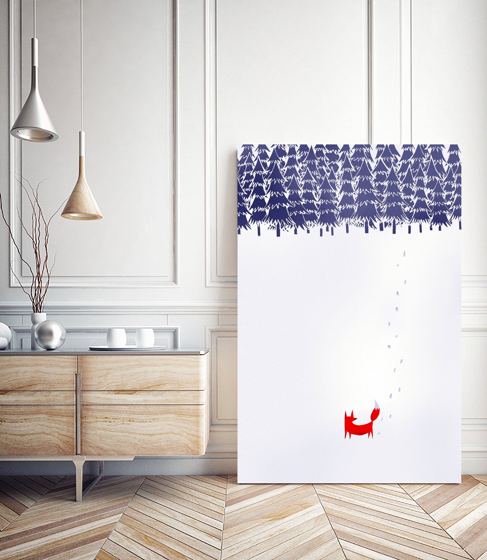 Alone in the Forest by Robert Farkas on GIANT ART - digital drawing