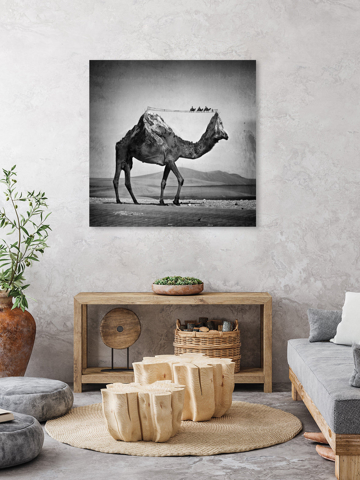 Camel Back by Sarah DeRemer on GIANT ART - gray photo manipulation