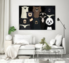 Bears of the world by Rodrigo Esparza-Salas on GIANT ART - white digital drawing