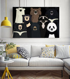 Bears of the world by Rodrigo Esparza-Salas on GIANT ART - white digital drawing
