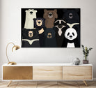 Bears of the world by Rodrigo Esparza-Salas on GIANT ART - white digital drawing