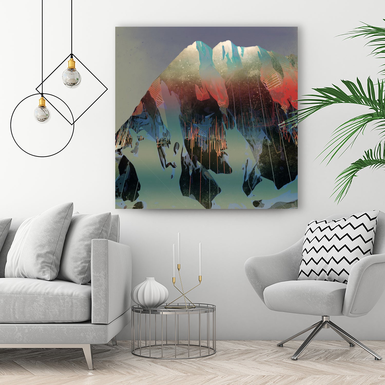 Thinking of a Place by Jamison Gish on GIANT ART - blue digital painting