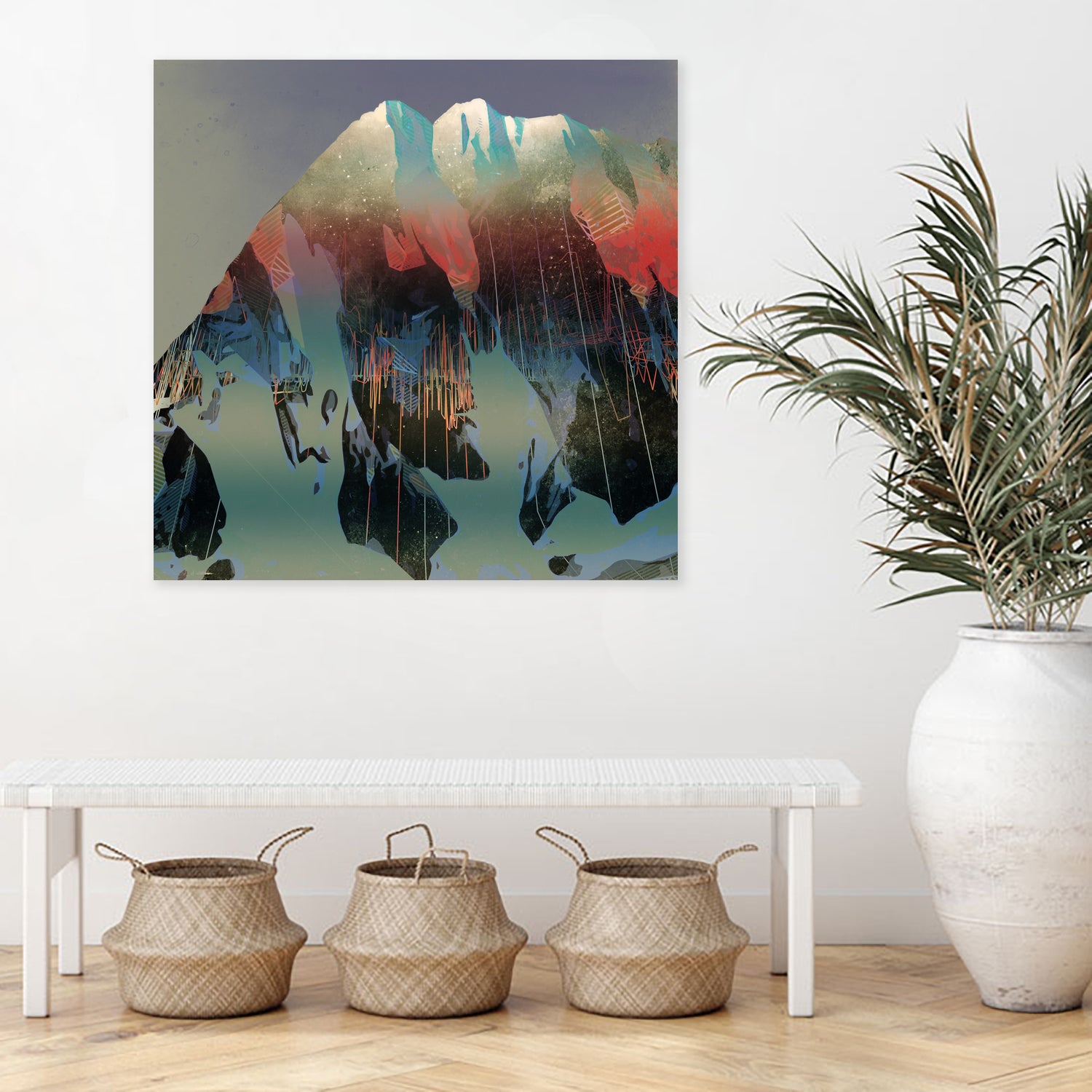 Thinking of a Place by Jamison Gish on GIANT ART - blue digital painting