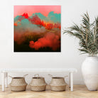 The Background World by Jamison Gish on GIANT ART - orange digital painting