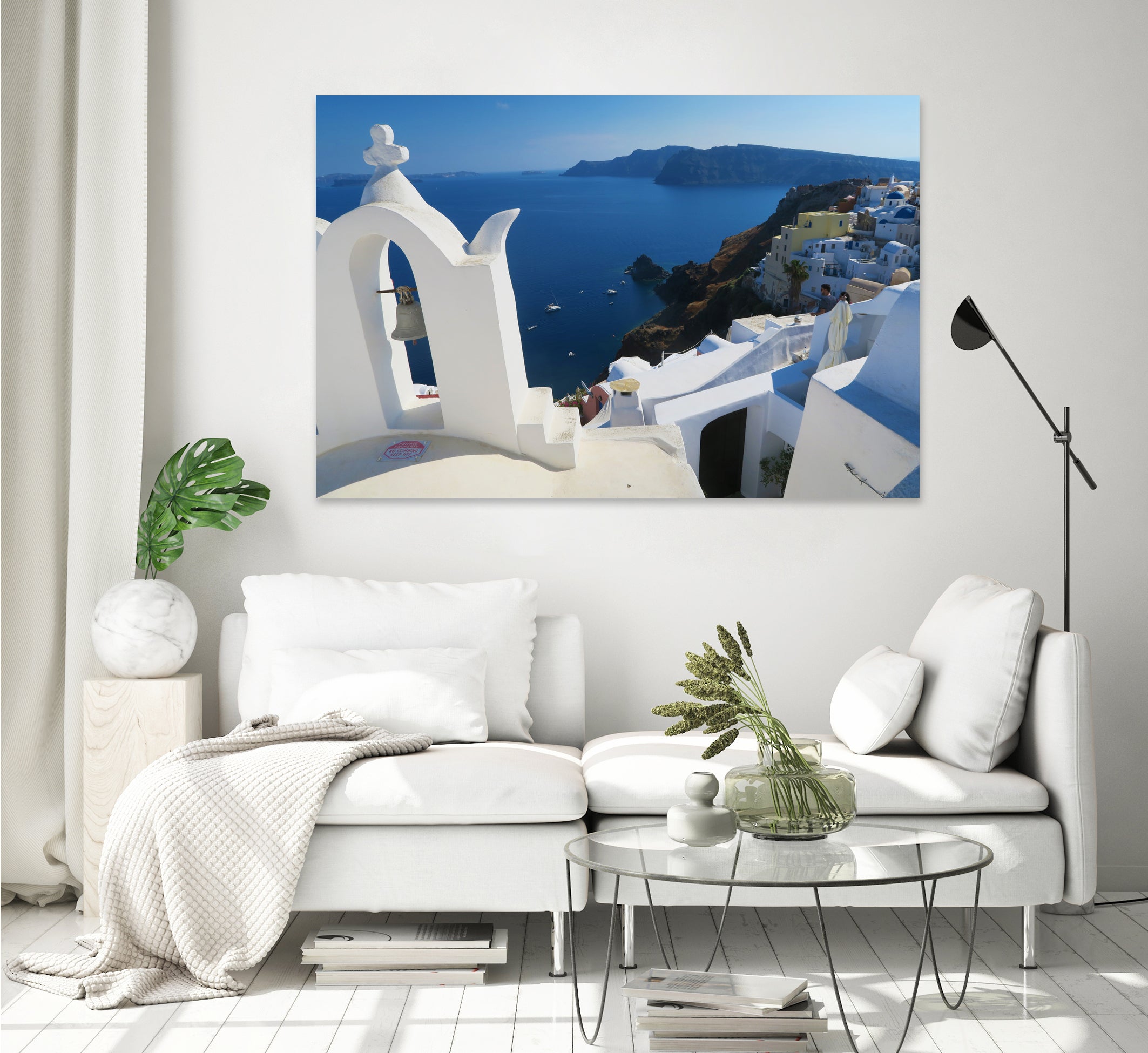 Oia Santorini v by Haris Kavalla on GIANT ART - blue photo manipulation