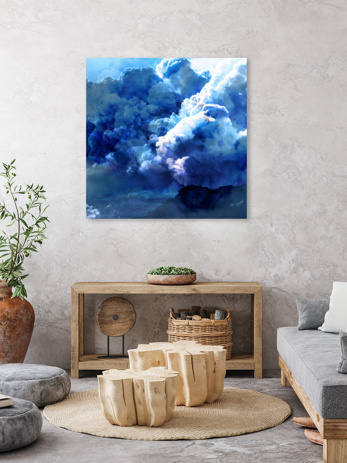 Clouds by Ash Nieman on GIANT ART - blue photo manipulation
