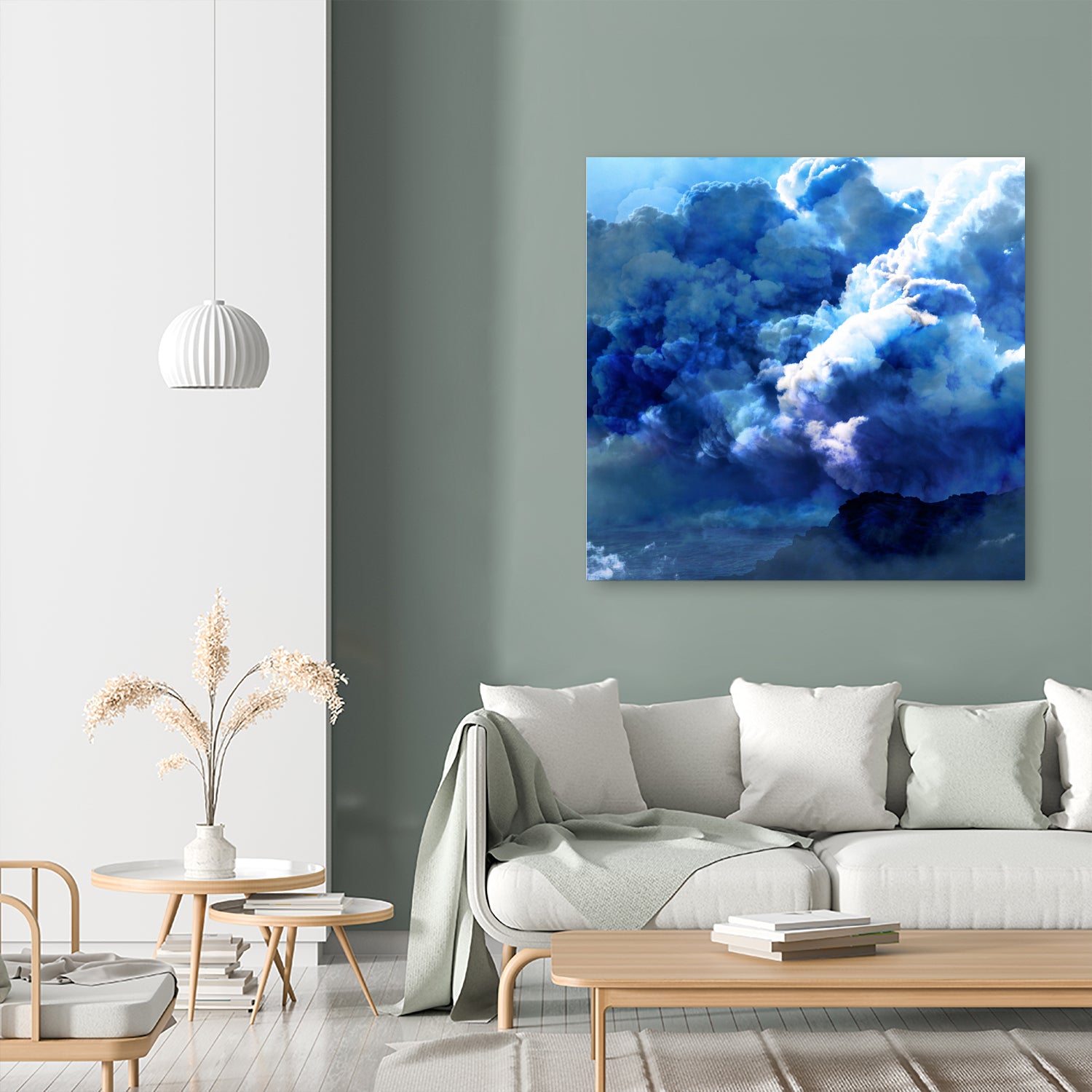 Clouds by Ash Nieman on GIANT ART - blue photo manipulation