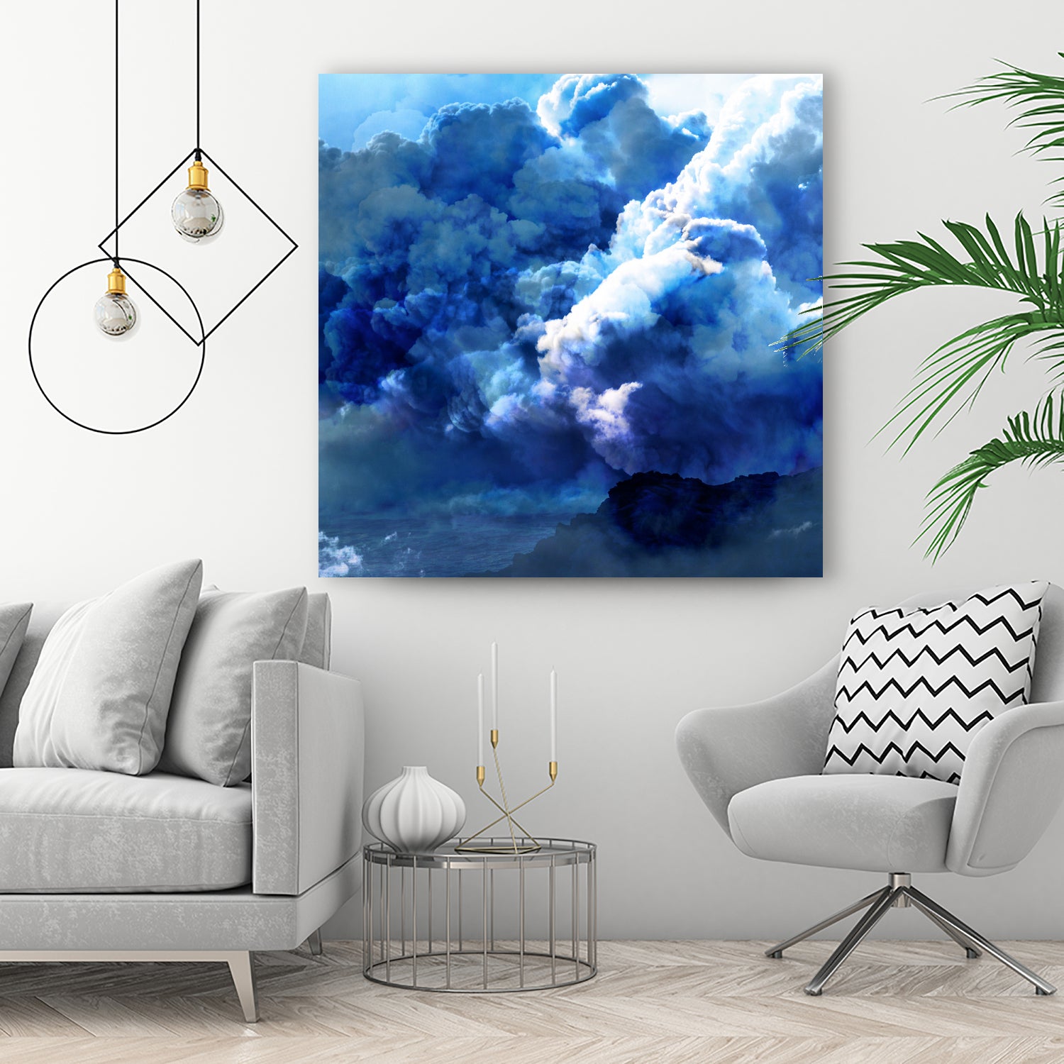 Clouds by Ash Nieman on GIANT ART - blue photo manipulation