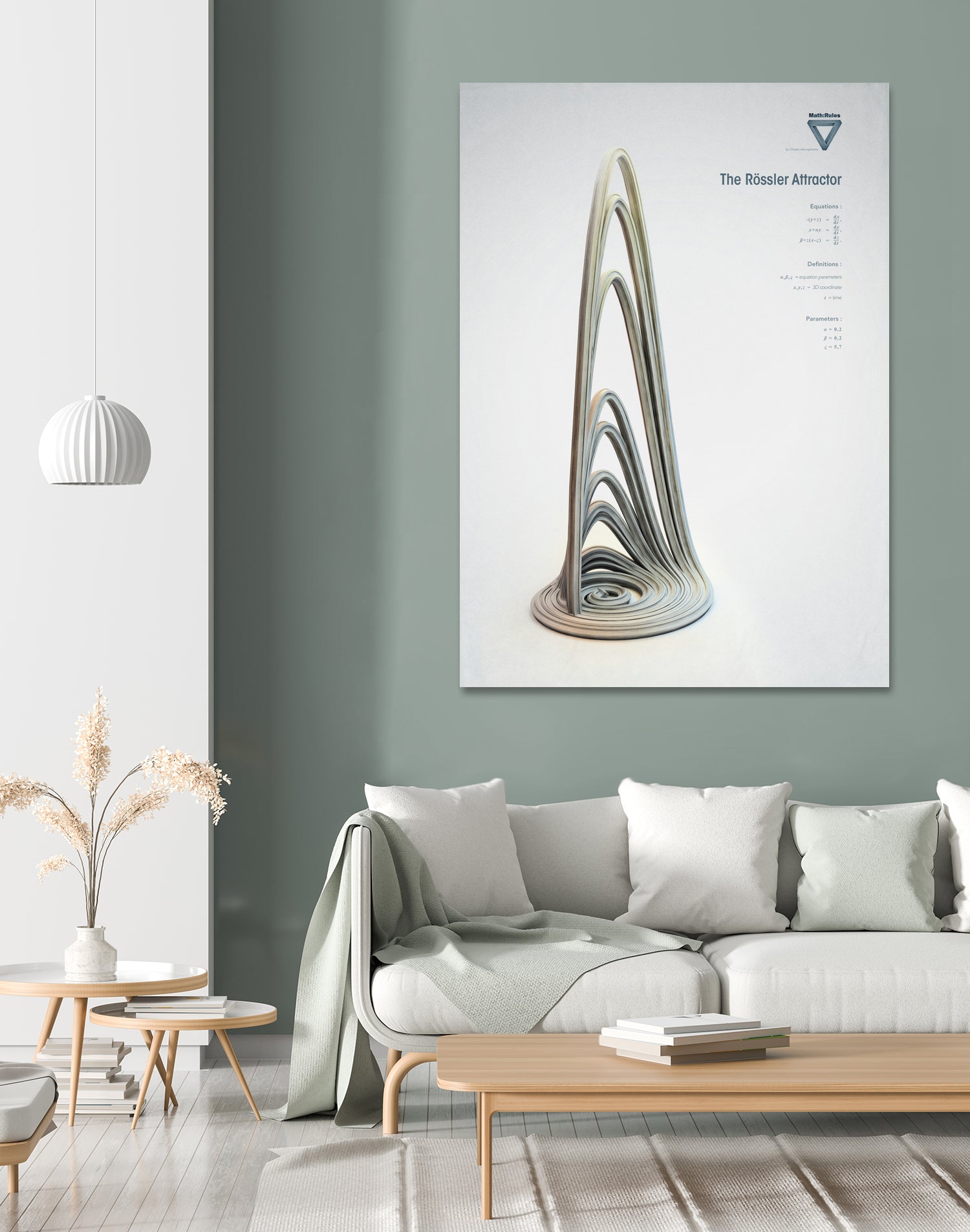 The Rossler Attractor by . Chaotic Atmospheres on GIANT ART - 3d art