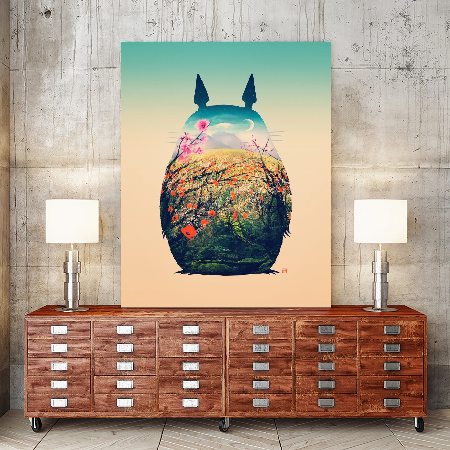 Tonari No Totoro, Special Edition by Victor Vercesi on GIANT ART - digital painting