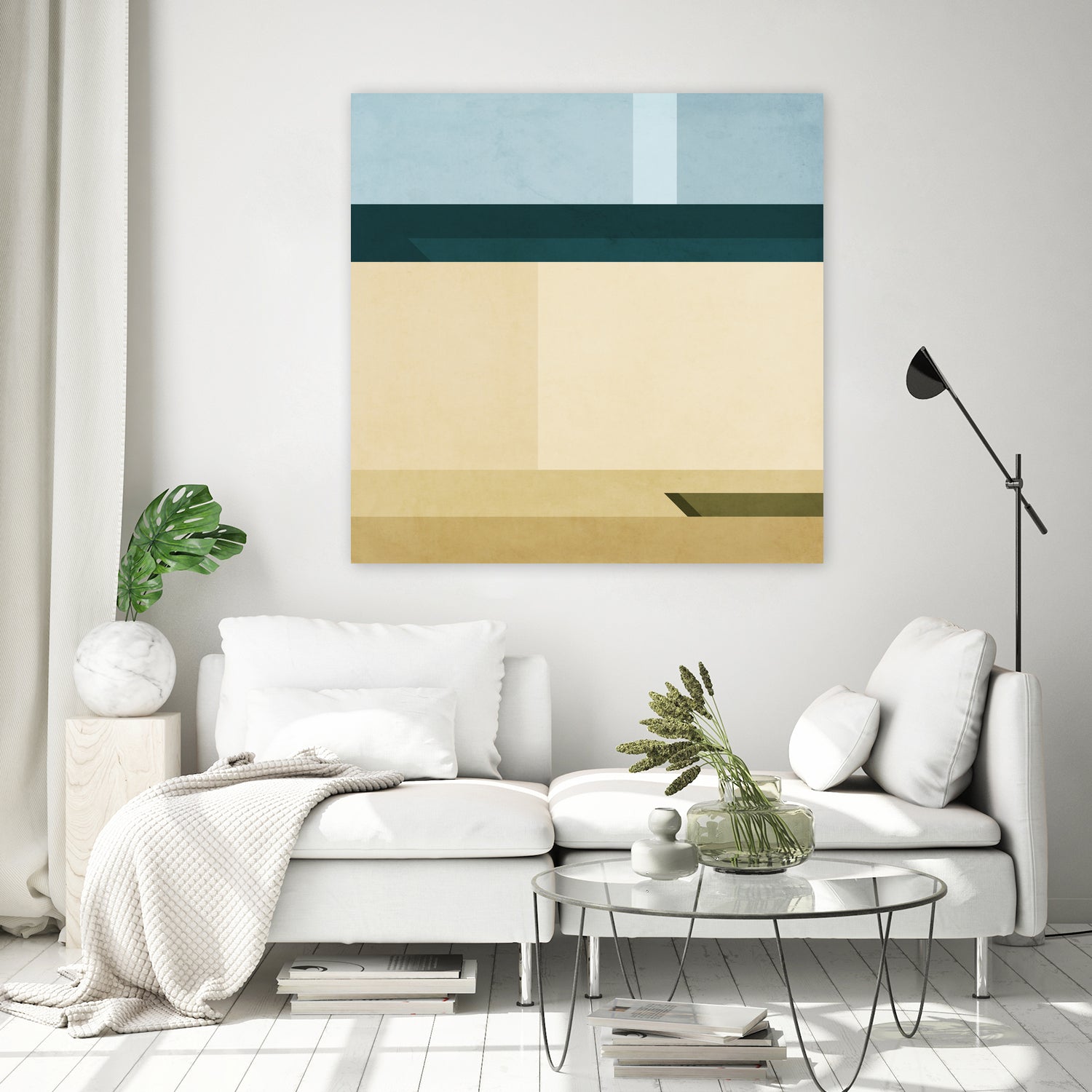 Landscape 06 by Issac Mangold on GIANT ART - yellow digital painting