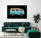 Blue Van by Florent Bodart on GIANT ART - blue digital drawing