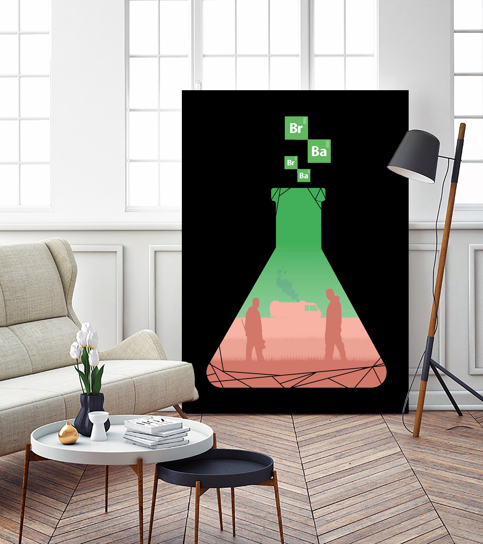 breaking-bad by william combarmond on GIANT ART - blue vector illustration