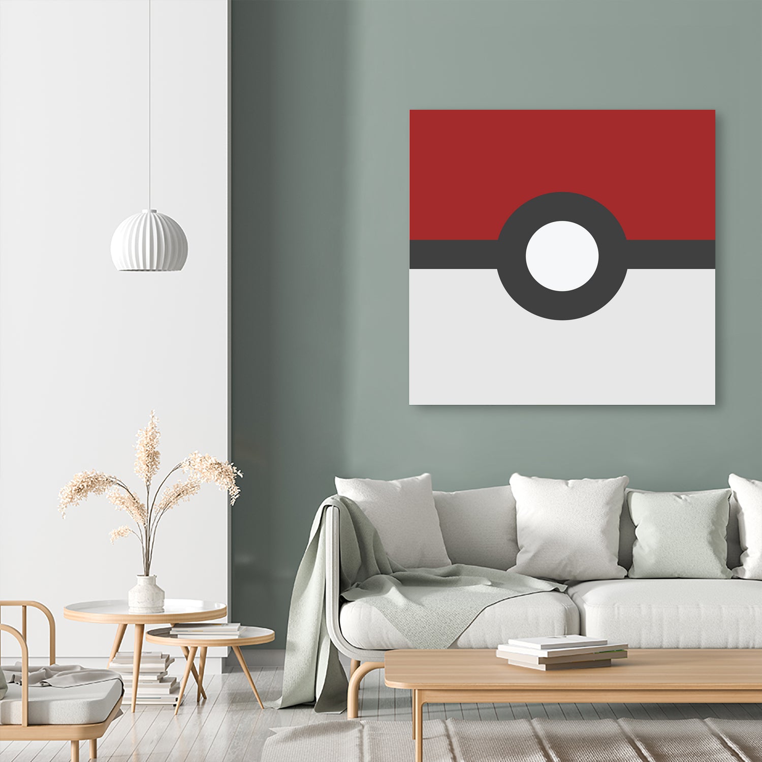Pokeball by Proper Ganders on GIANT ART - red vector illustration