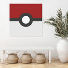 Pokeball by Proper Ganders on GIANT ART - red vector illustration