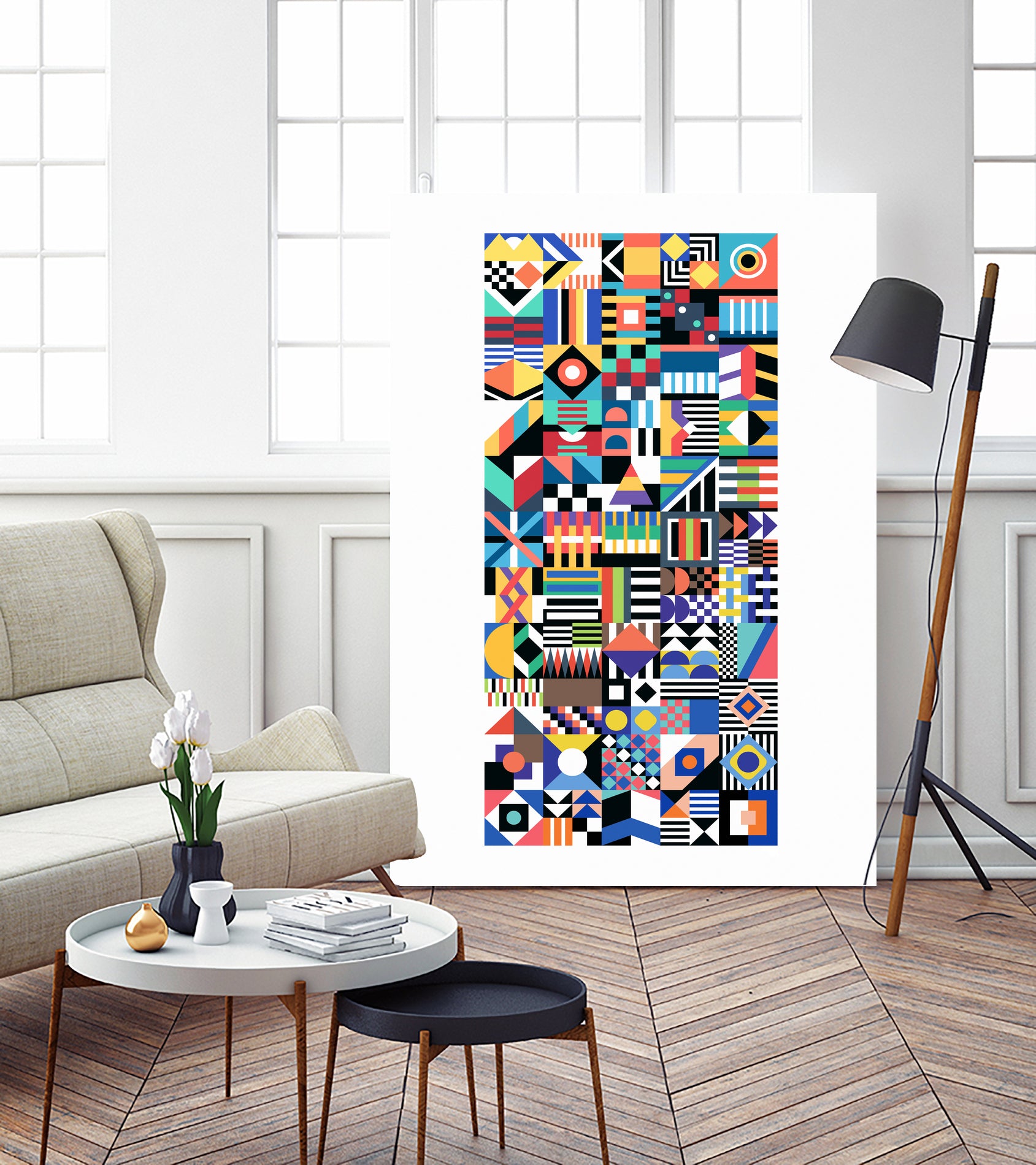 Invisible Cities v2 by Serafim Mendes on GIANT ART - white vector illustration