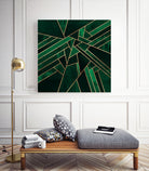 Emerald Night by Elisabeth Fredriksson on GIANT ART - green digital painting
