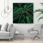 Emerald Night by Elisabeth Fredriksson on GIANT ART - green digital painting