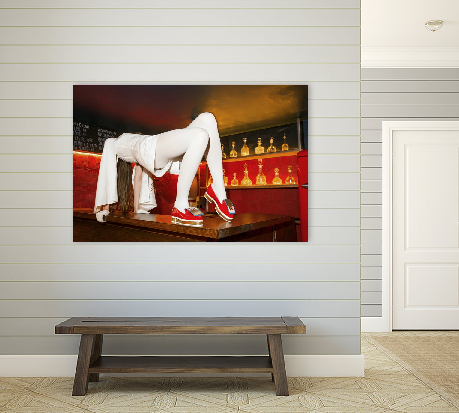 The queen is thirsty. Really, really thirsty by Linas Vaitonis on GIANT ART - red photo illustration