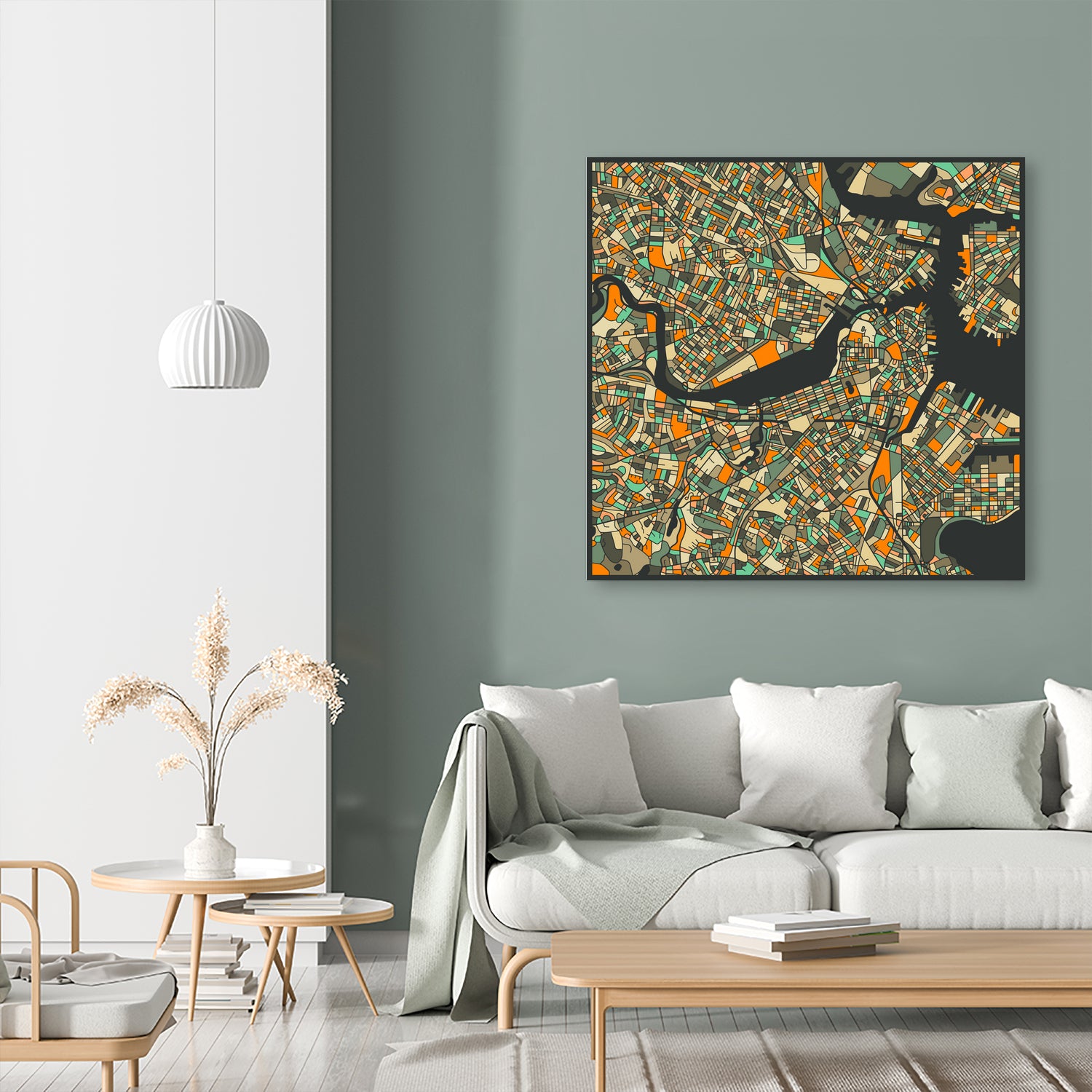 Boston by Jazzberry Blue on GIANT ART - black vector illustration