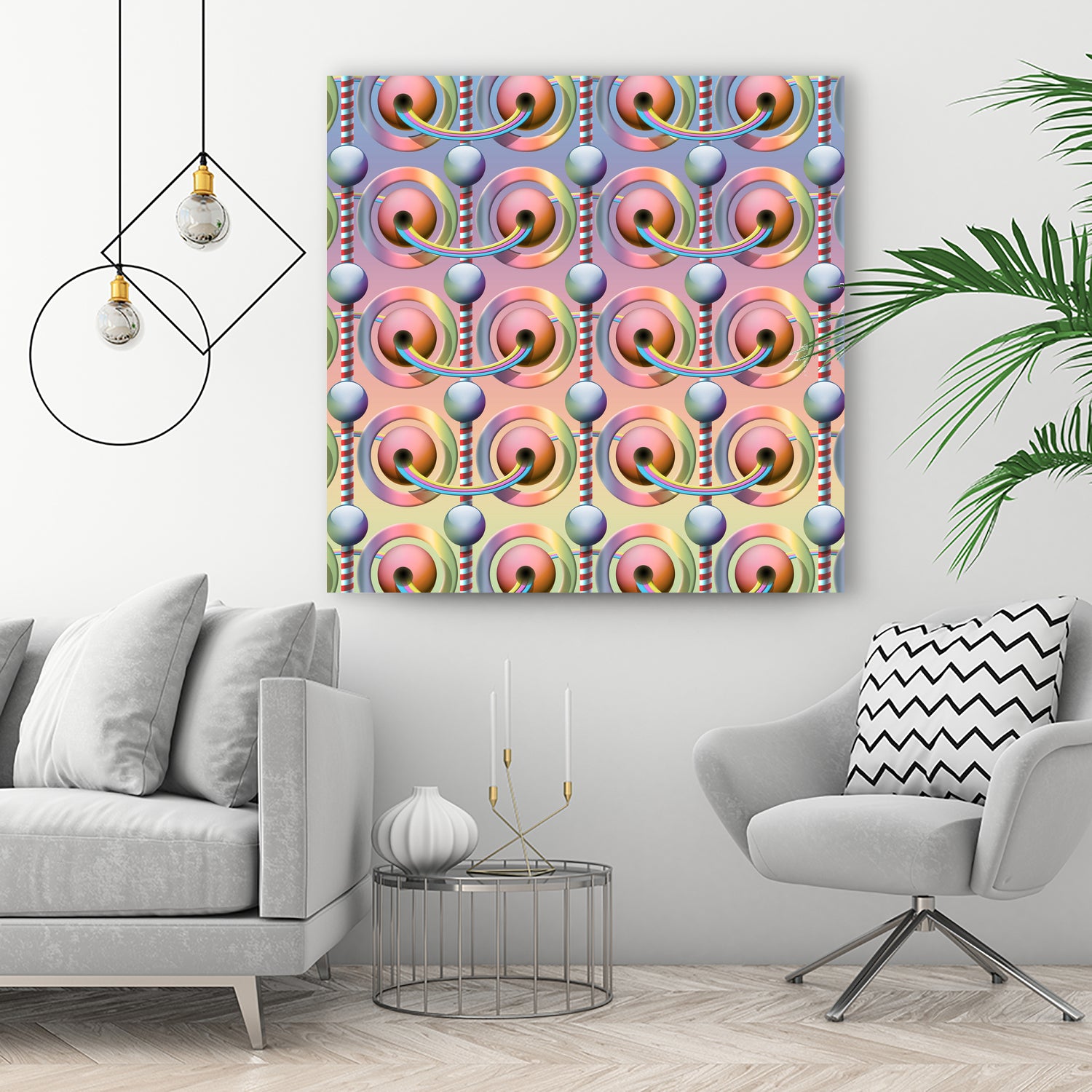 Candy Connection by Eric Ton on GIANT ART - white mixed media