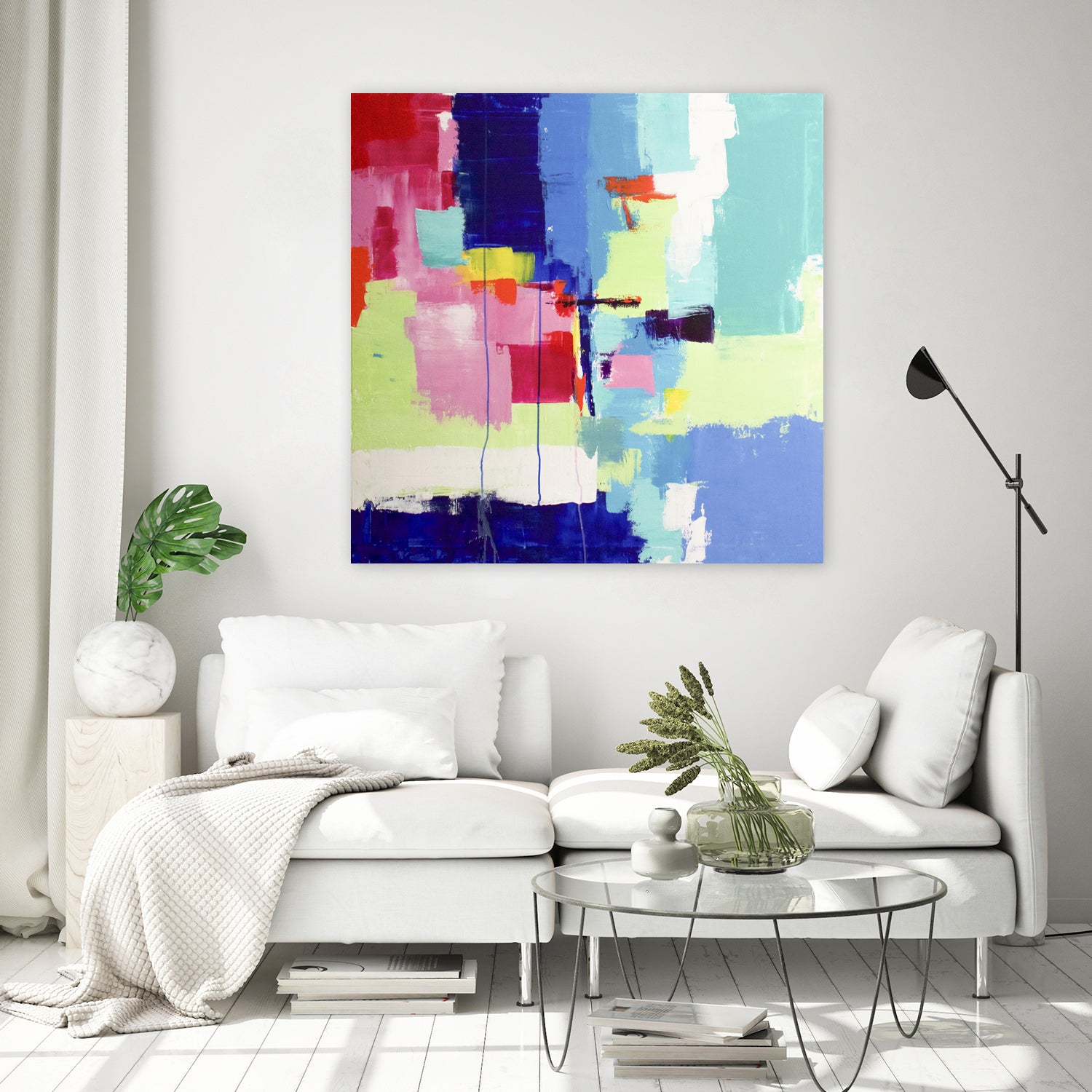 The Colors Life II by Fran Rosado on GIANT ART - white mixed media