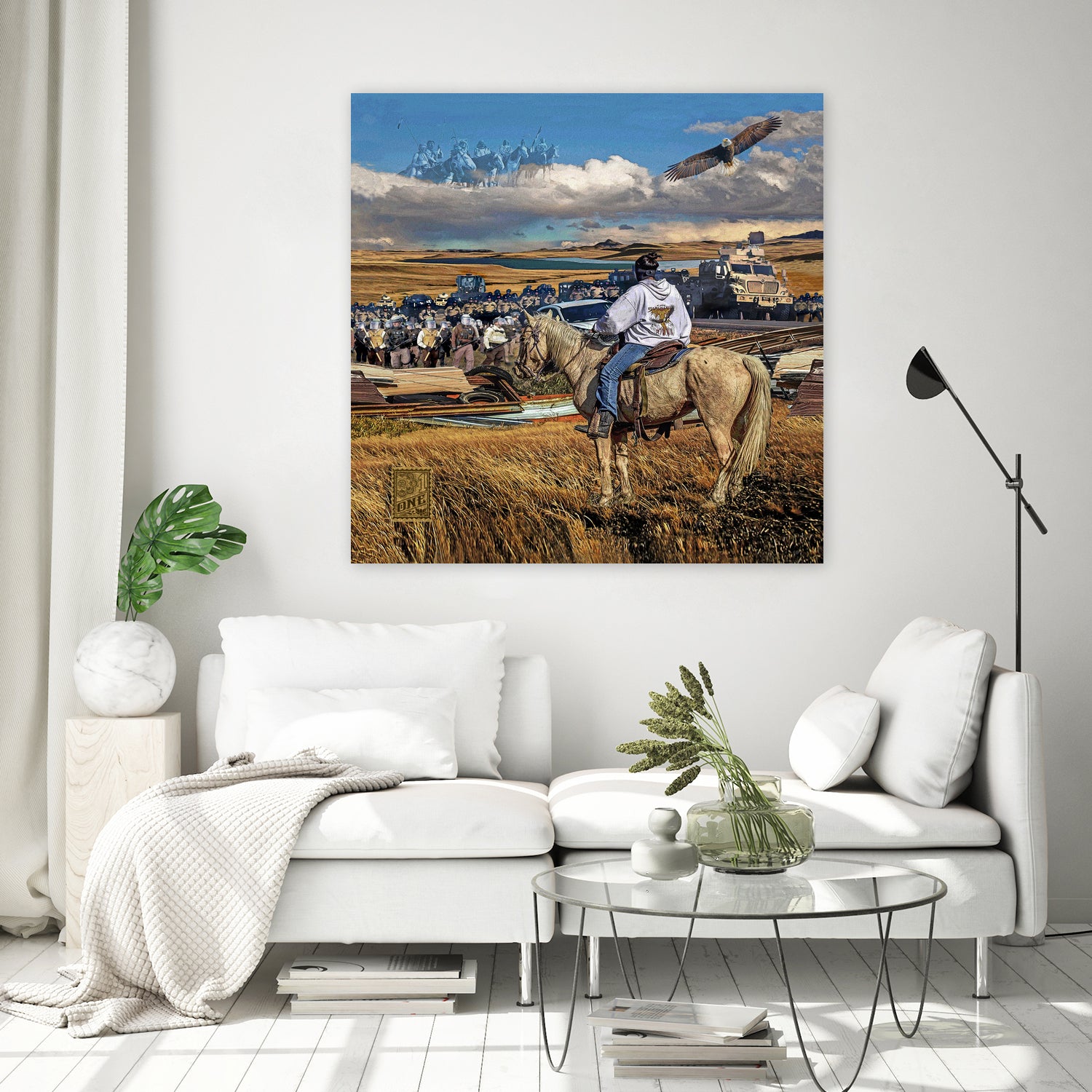 Dakota Access Pipeline Water Protector by Gregory Dampier on GIANT ART - brown digital painting