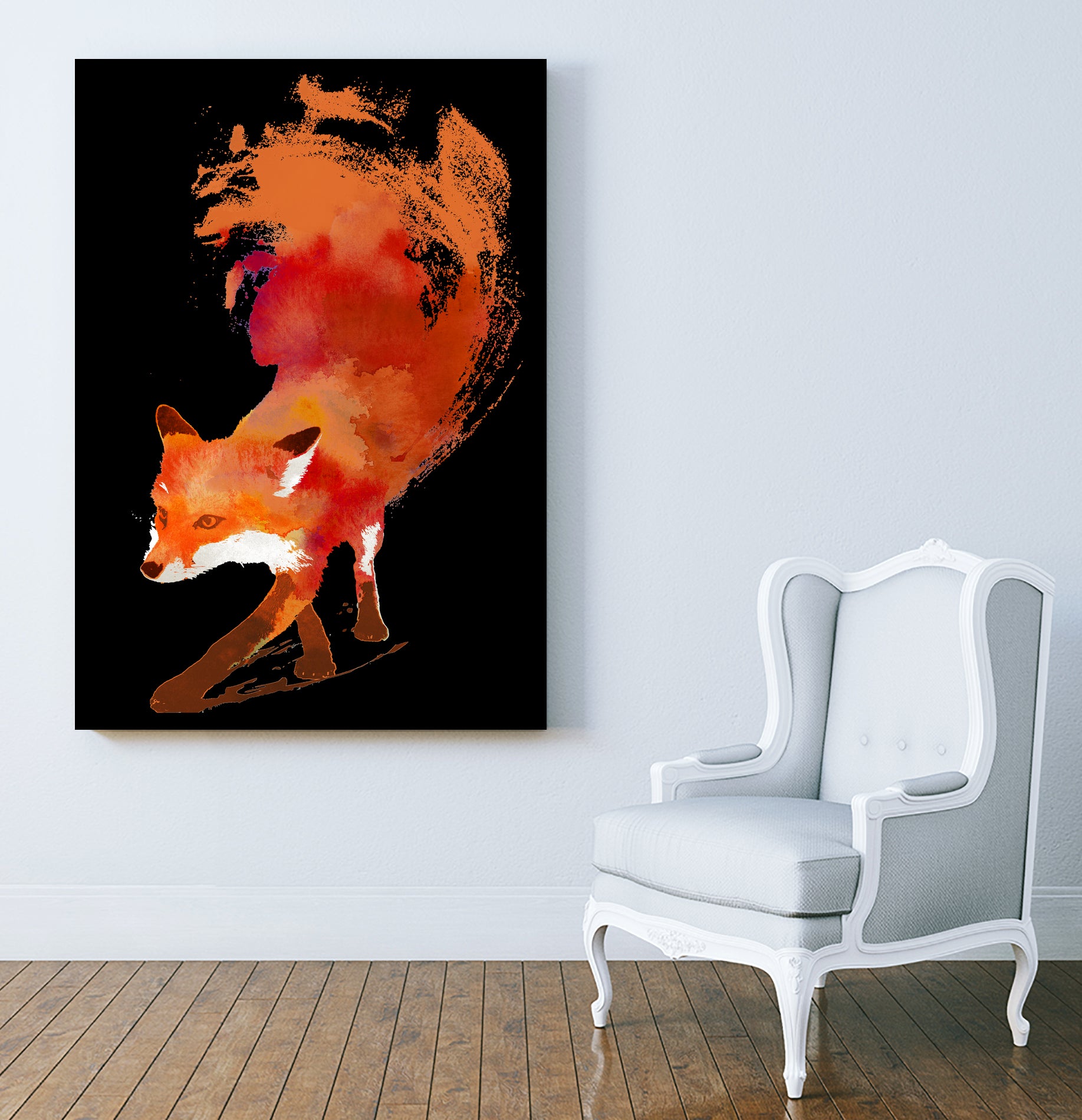 Vulpes Vulpes by Robert Farkas on GIANT ART - red digital painting