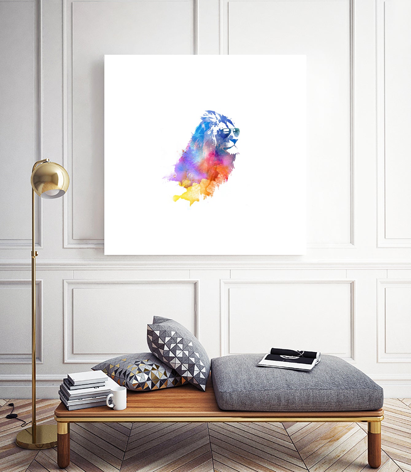 Sunny Leo by Robert Farkas on GIANT ART - red digital painting