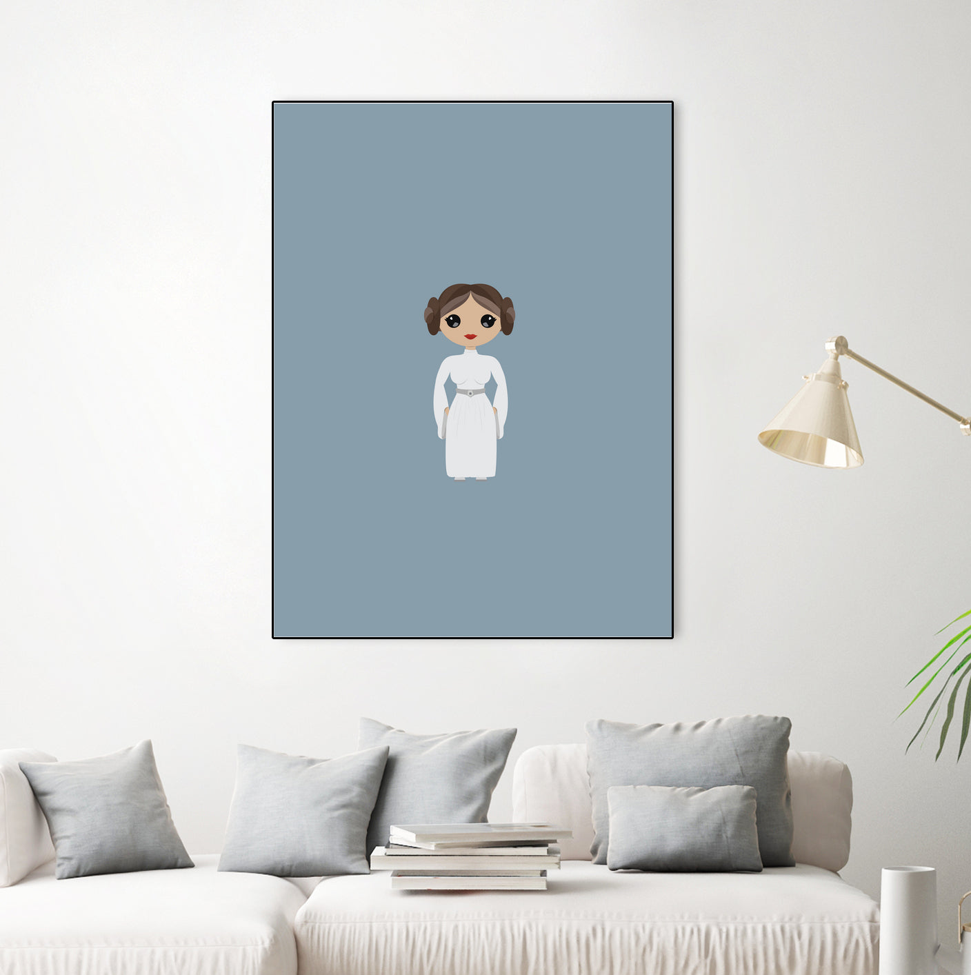 Leia by Kenzie Brown on GIANT ART - blue character design