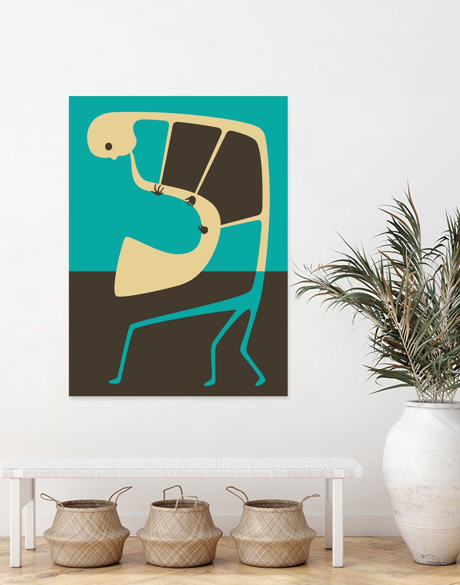 The Blues' Sax by Jazzberry Blue on GIANT ART - blue vector illustration