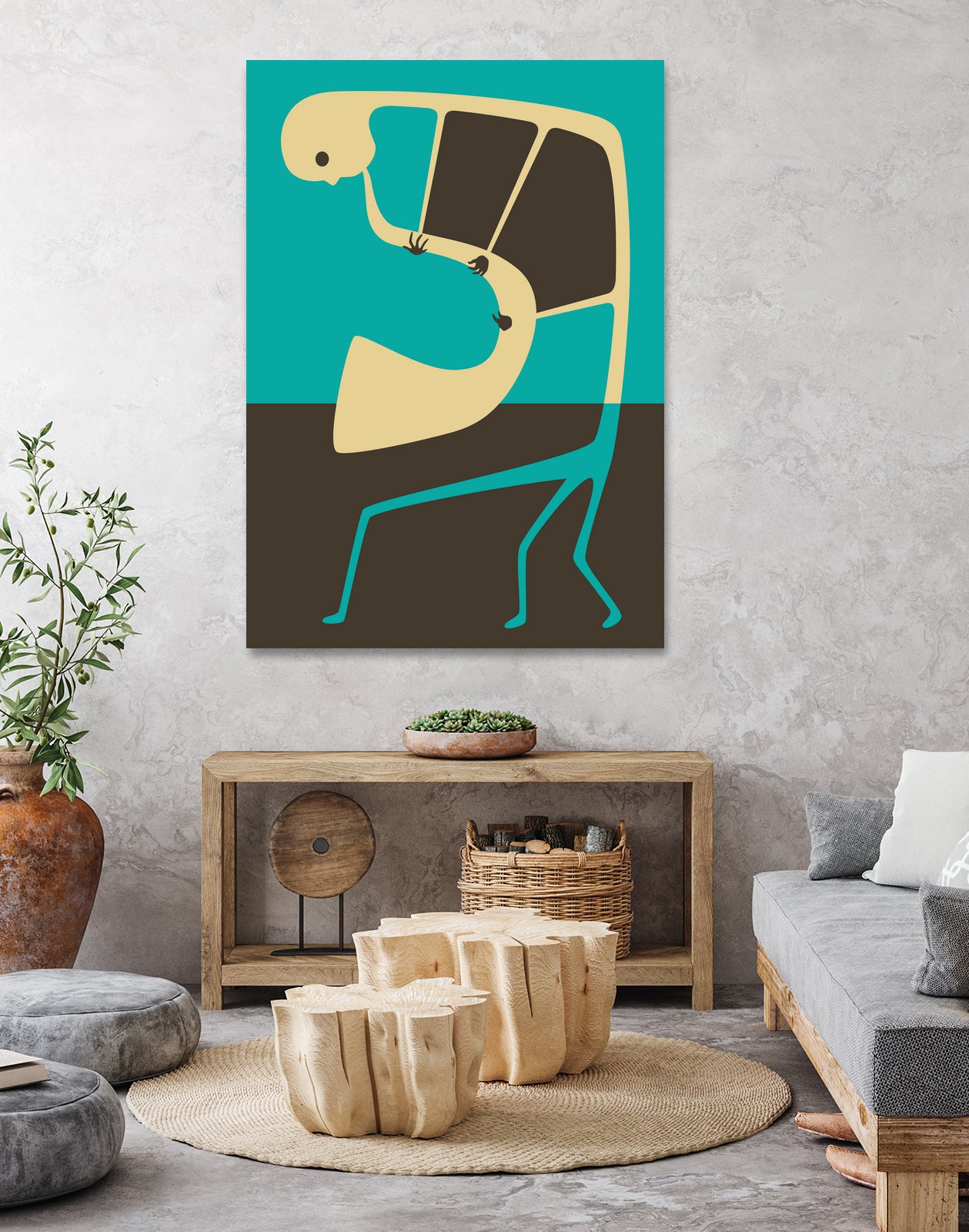 The Blues' Sax by Jazzberry Blue on GIANT ART - blue vector illustration