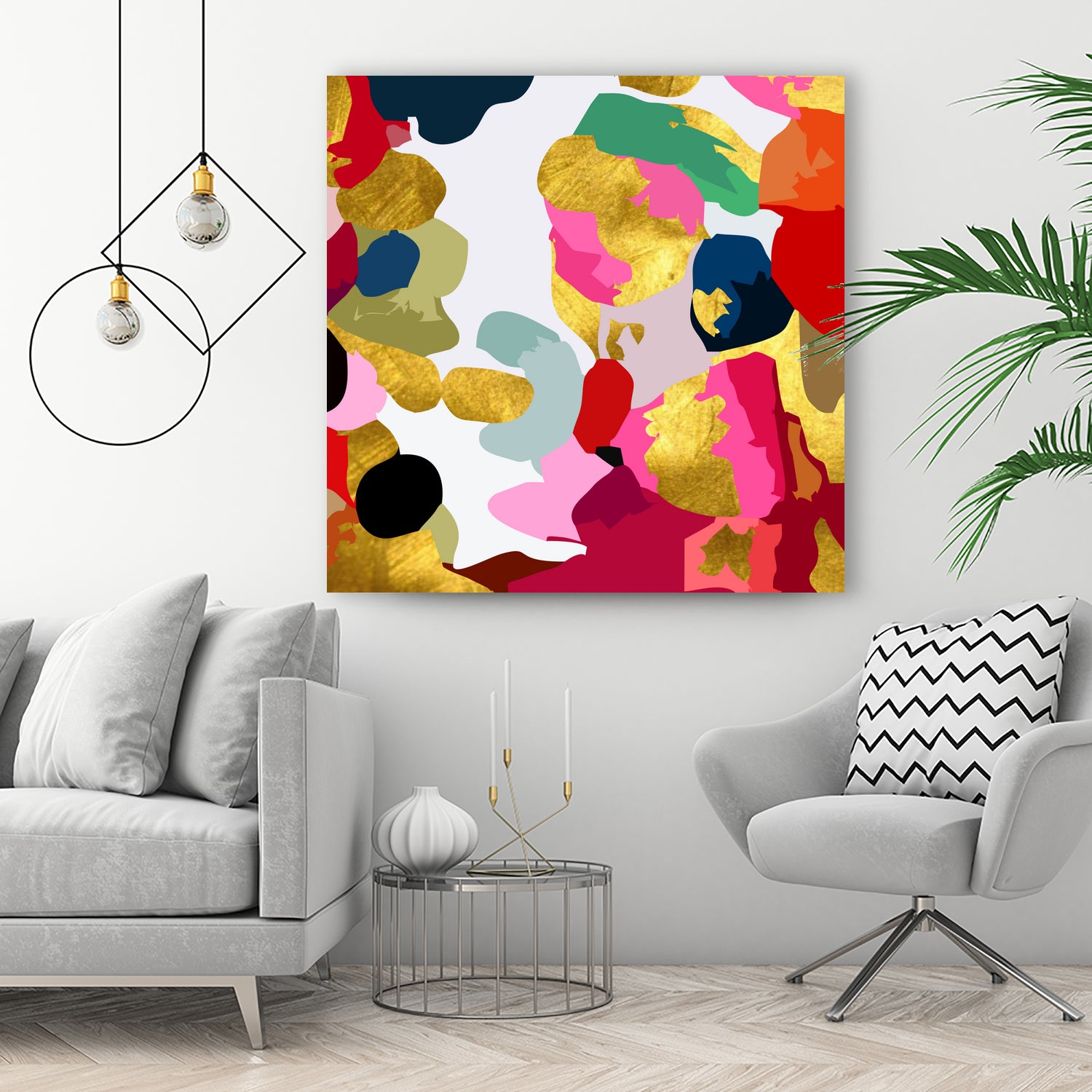 Paint Splatter by Saadana Shanmukam on GIANT ART - pink digital painting