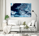 Oceans by L. Renee Jones on GIANT ART - blue mixed media