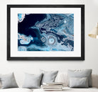 Oceans by L. Renee Jones on GIANT ART - blue mixed media